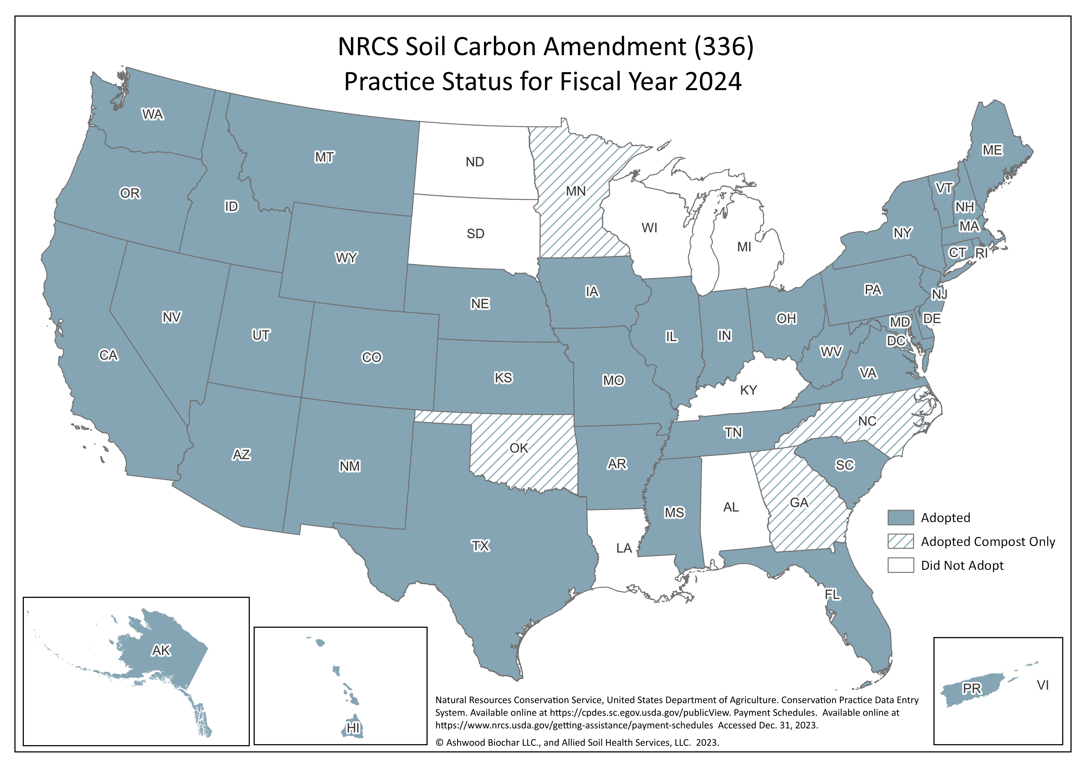 NRCS Code 336 Map updated 12 31 2023